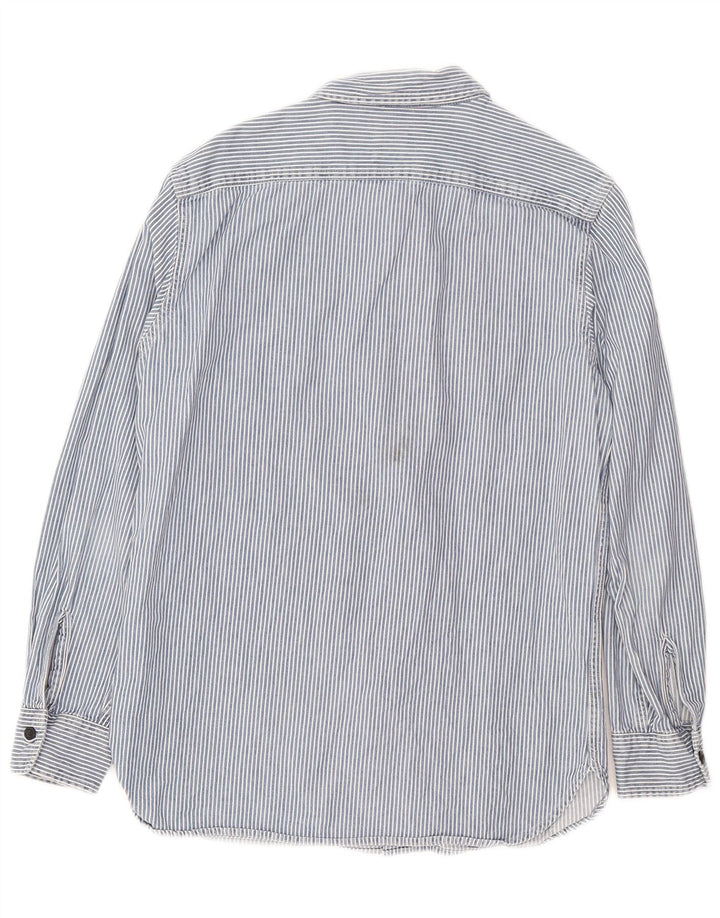 Levi's Camisa de corte relajado para hombre XS Azul Pinstripe