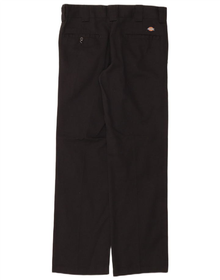 Dickies Pantalón chino recto y ajustado para hombre W30 L32 Poliéster negro