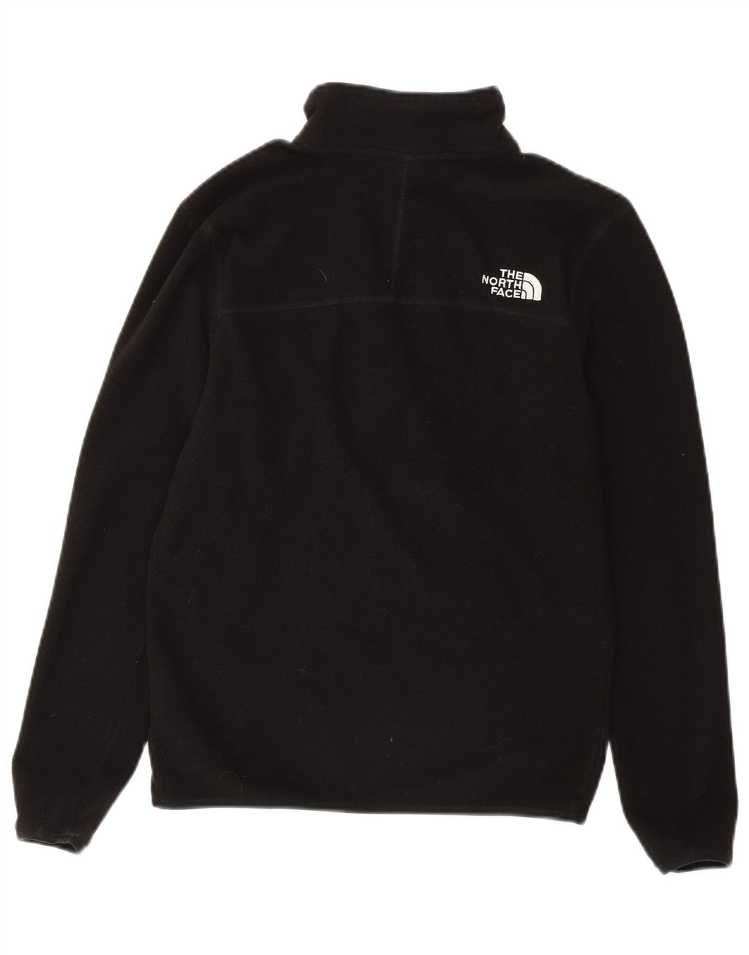 THE NORTH FACE Jersey polar con cremallera y cuello para niña 12-13 años Negro Poliéster