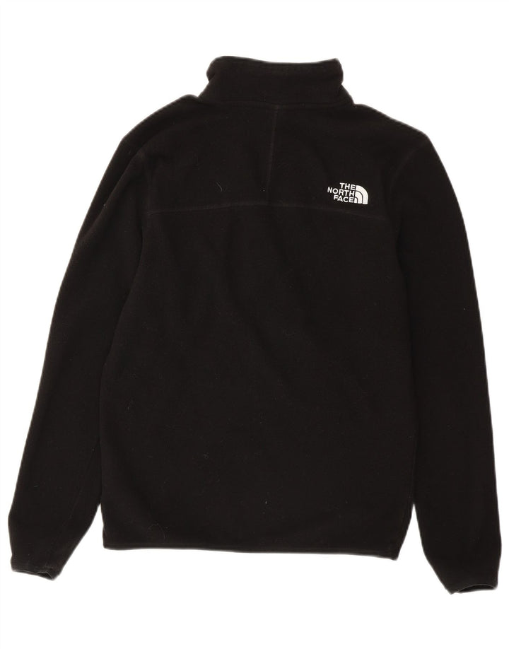 THE NORTH FACE Jersey polar con cremallera y cuello para niña 12-13 años Negro Poliéster