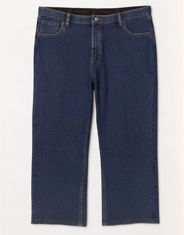Wrangler Jeans Capri de corte regular para hombre W40 L23 Algodón azul marino