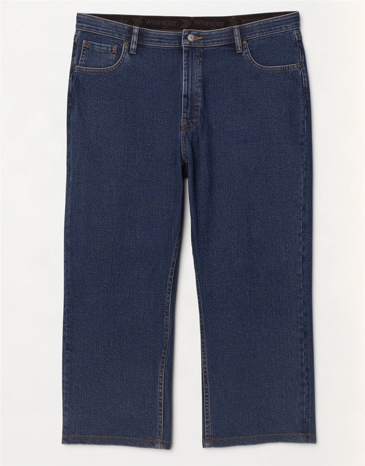 Wrangler Jeans Capri de corte regular para hombre W40 L23 Algodón azul marino