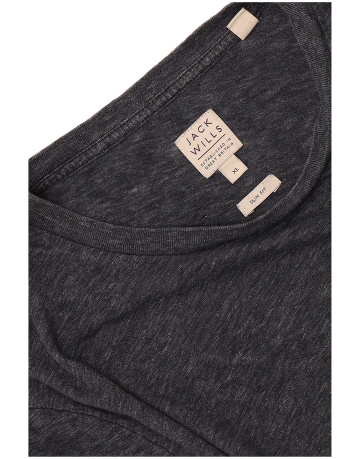 Jack Wills Camiseta ajustada para hombre XL Gris