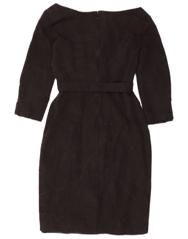 Prada Vestido tubo de manga 3/4 para mujer IT 40 Small Black Cupro