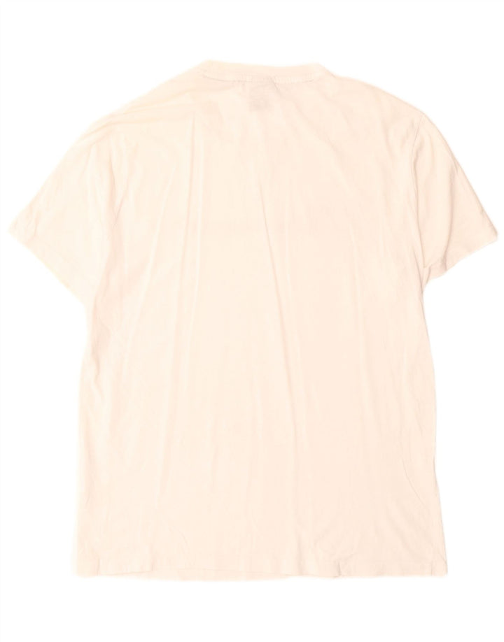 Champion Camiseta Gráfica Para Hombre Top Grande De Algodón Blanco