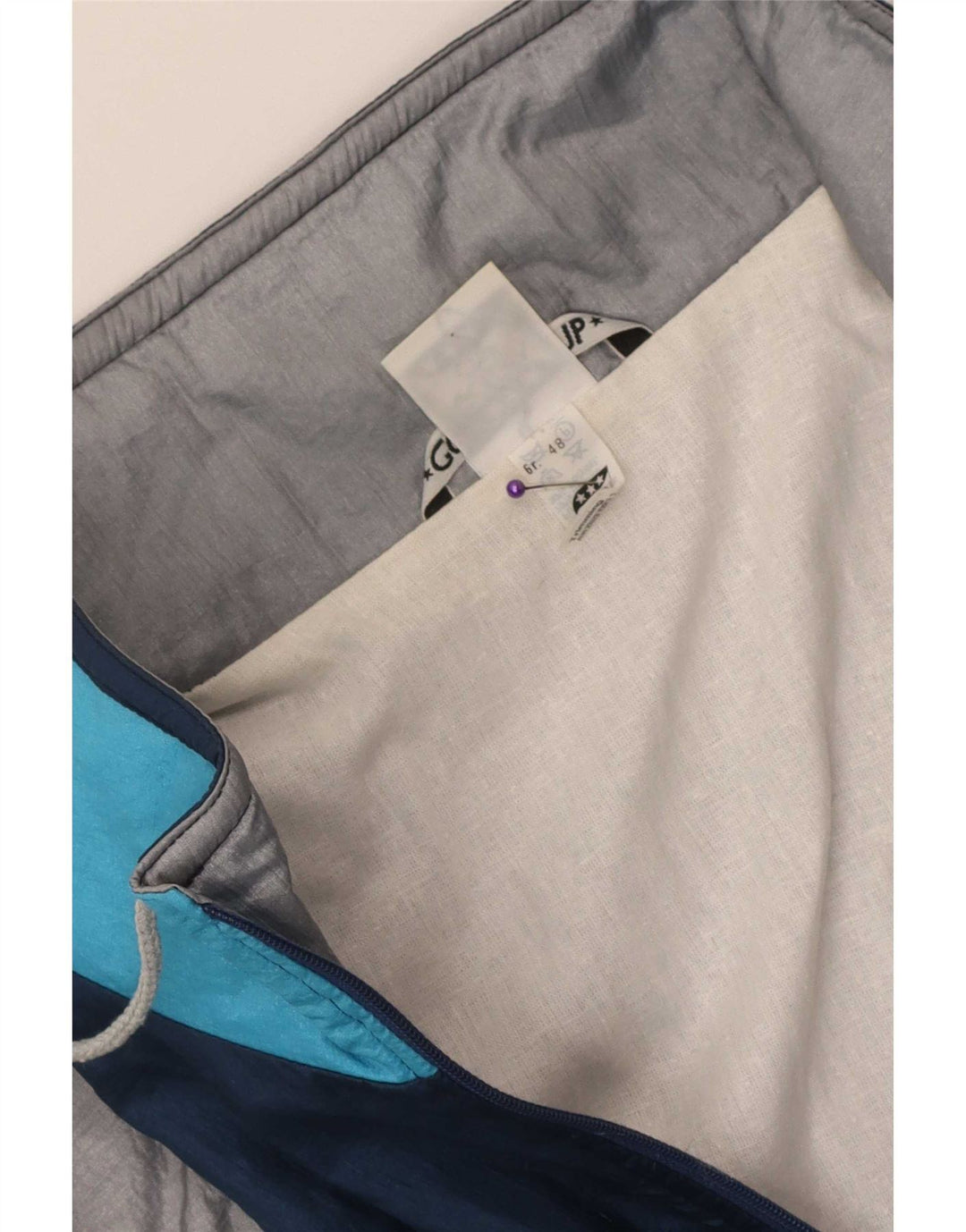 Golden Cup Chándal para hombre Chaqueta superior EU 48 Medium Azul marino Retro