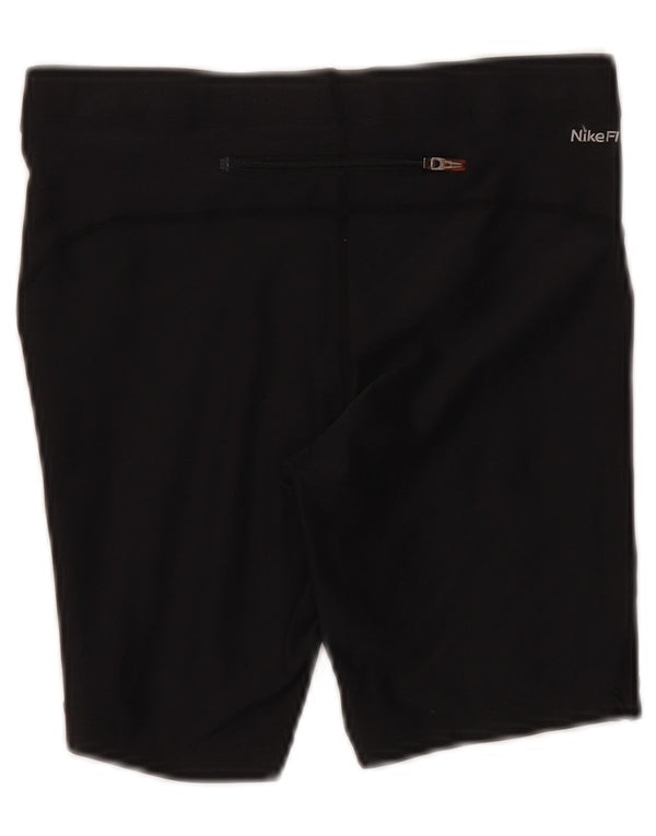 Nike - Pantalones cortos deportivos para mujer, talla 6/8, nailon negro