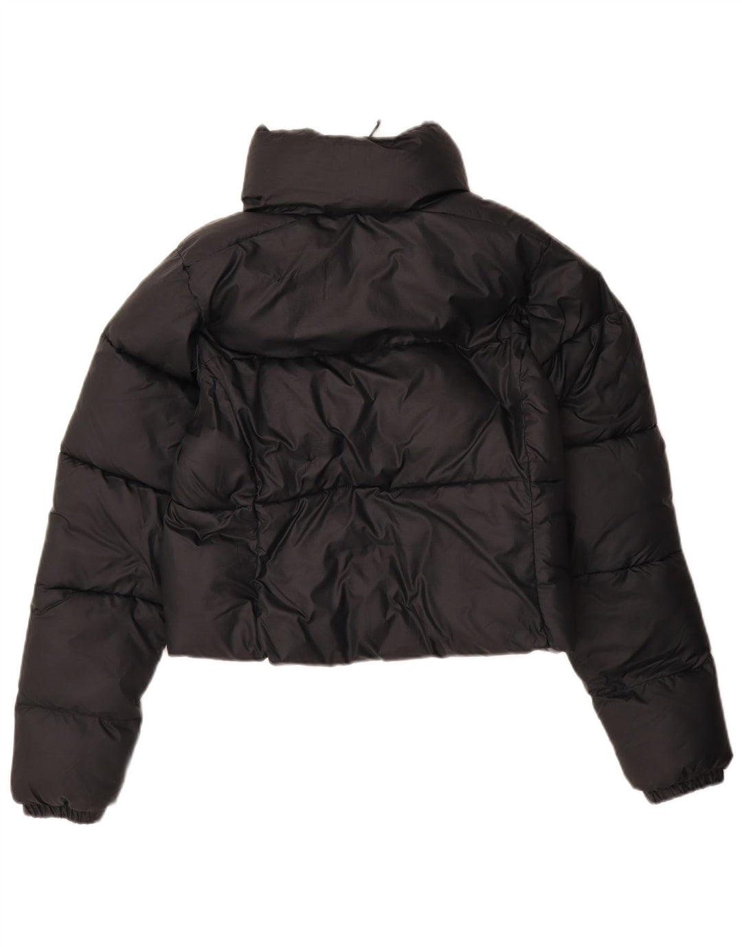 Columbia Chaqueta acolchada corta para mujer UK 10 Small Poliéster azul marino