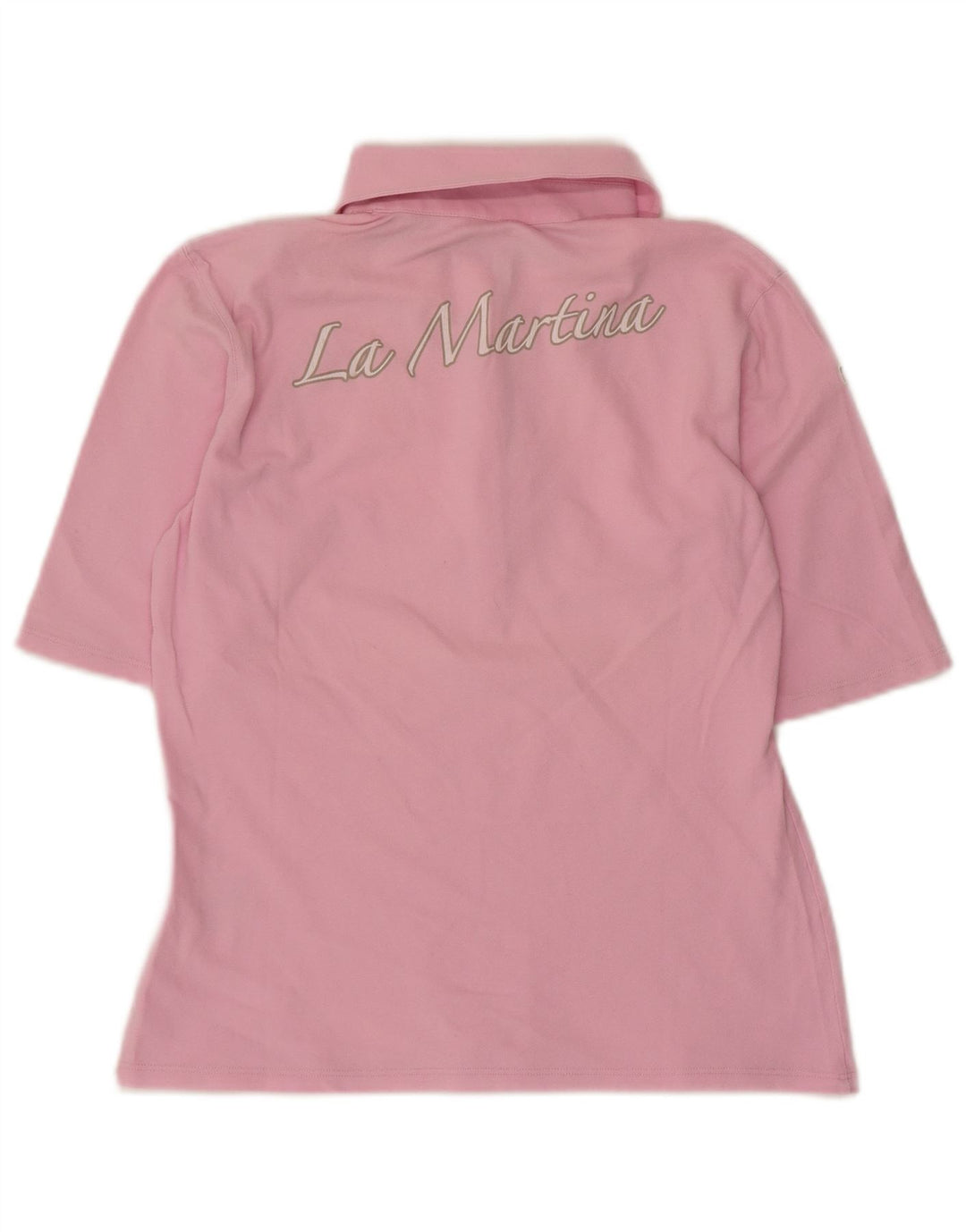 Polo Gráfico Mujer La Martina IT 44 Algodón Rosa Medio