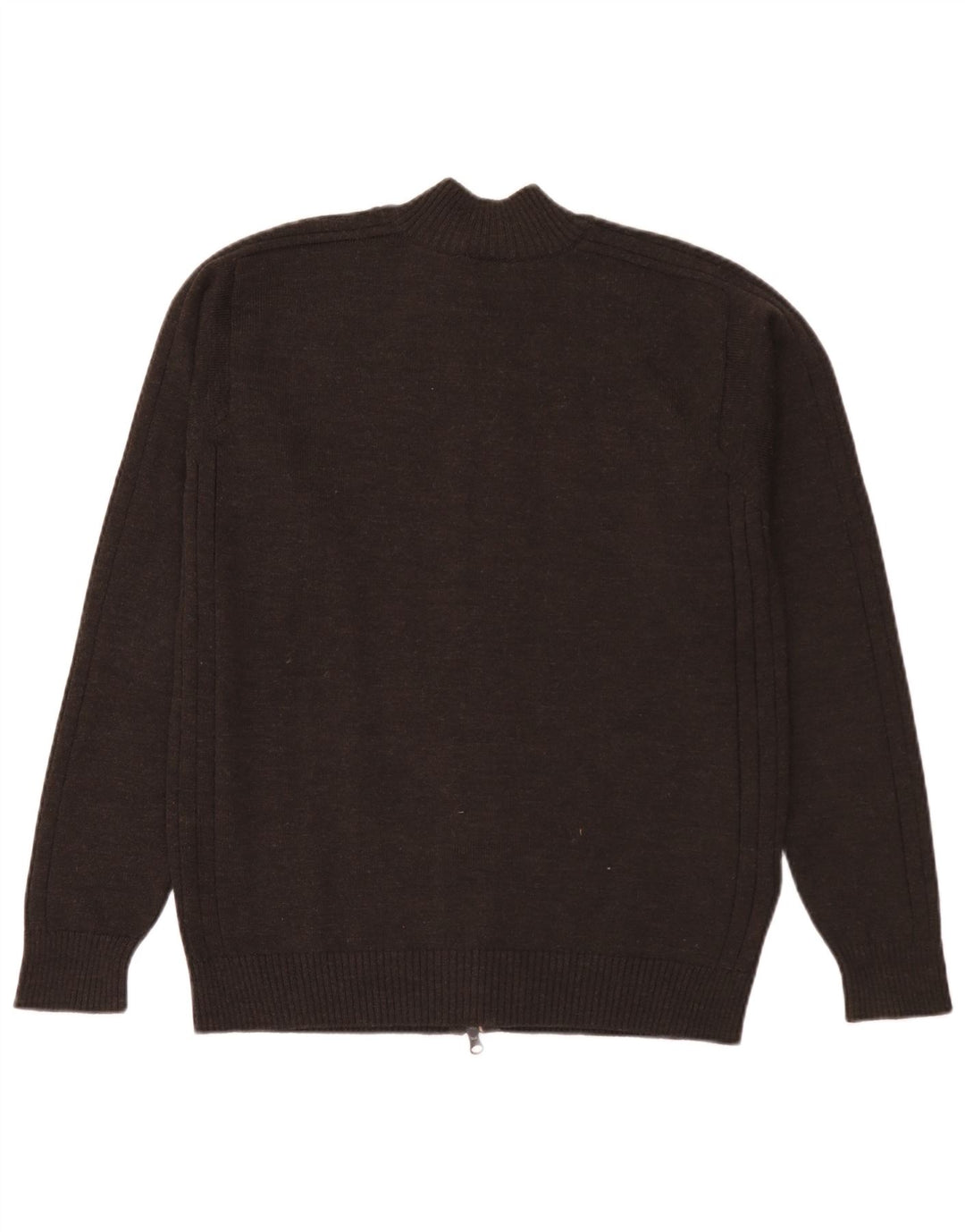 Suéter tipo cárdigan para hombre Lacoste Talla 6 XL Lana marrón