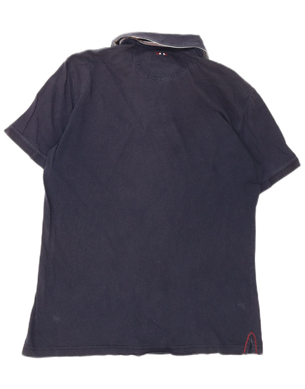 Napapijri Polo Geographic Hombre Algodón Azul Marino Mediano
