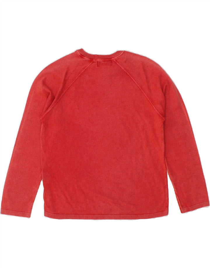 BROOKSFIELD Boys Top Long Sleeve 9-10 Years Red Vintage Brooksfield and Second-Hand Brooksfield from Messina Hembry 
