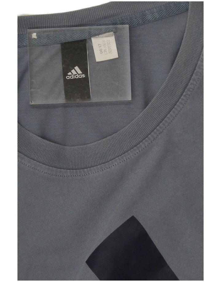 Adidas Camiseta gráfica para hombre Top 2XL Azul marino