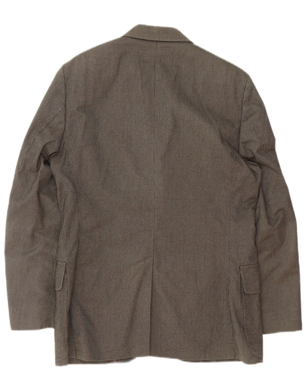 Massimo Dutti Chaqueta Blazer De 3 Botones Para Hombre EU 48 Algodón Marrón Medio