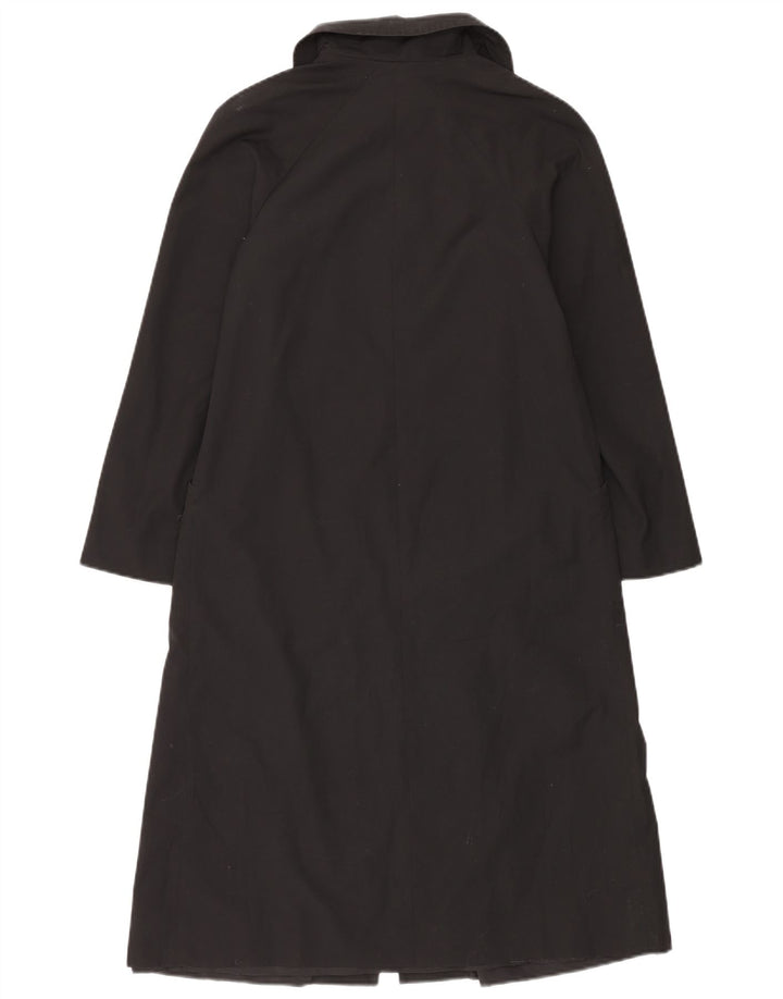 Piccadilly Abrigo para mujer UK 10 Pequeño Poliéster negro