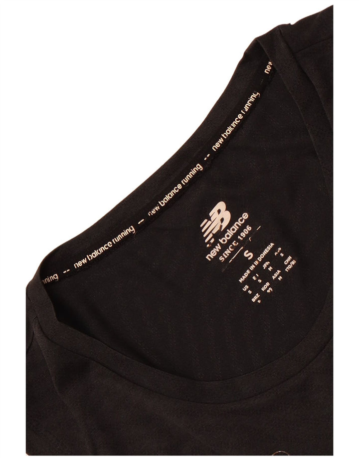 New Balance Hombre Gráfico Chaleco Top Pequeño Negro