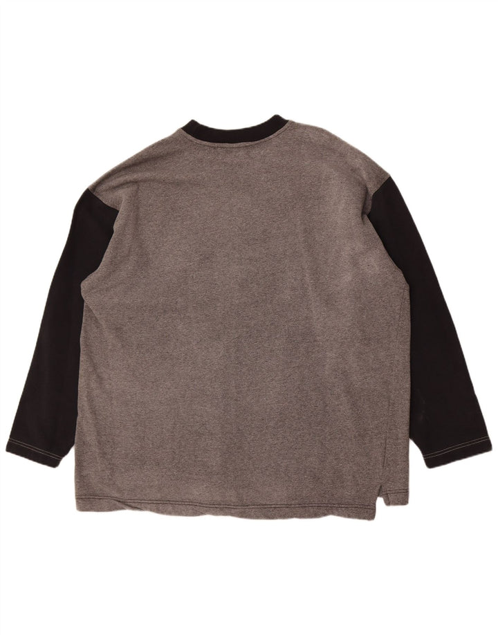 Champion Sudadera Jumper XL Gris Colorblock Algodón