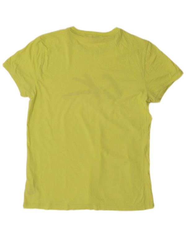 Calvin Klein Camiseta gráfica para hombre Top grande de algodón verde