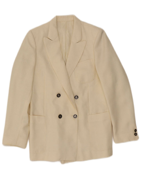 Cody Chaqueta tipo blazer con doble botonadura para mujer IT 40 Small Off White