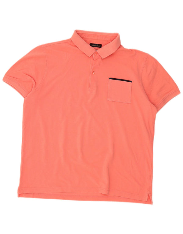 MASSIMO DUTTI Polo Slim Fit Hombre XL Naranja