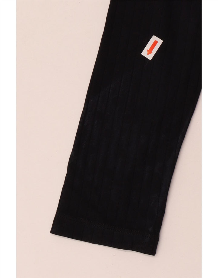 CALVIN KLEIN JEANS Top Mujer Manga Larga UK 42 Medio Azul Marino Poliamida