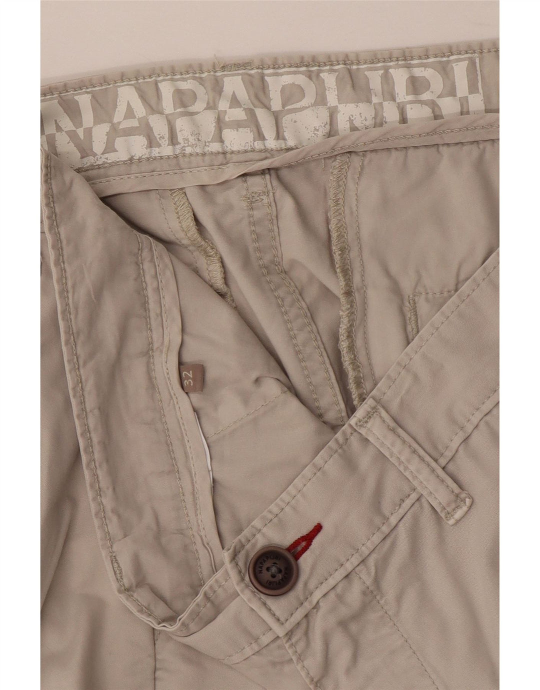 NAPAPIJRI Pantalones cortos chinos para hombre W32 Medium Beige