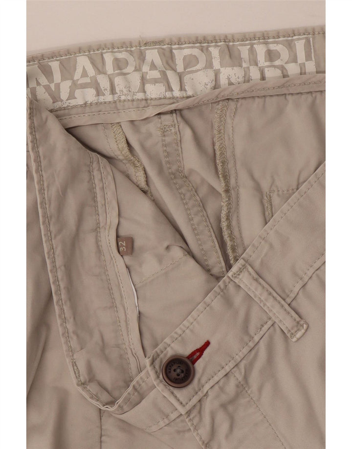 NAPAPIJRI Pantalones cortos chinos para hombre W32 Medium Beige