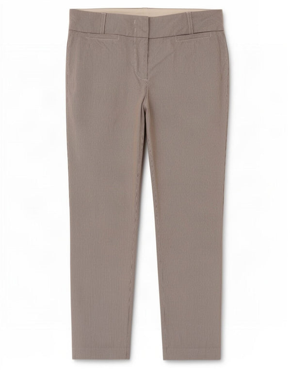 Conte of Florence Pantalones cortos ajustados para mujer W29 L25 gris a rayas