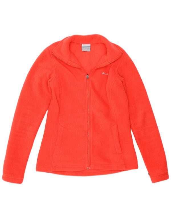 Columbia Chaqueta polar para mujer UK 10 Small Poliéster rojo