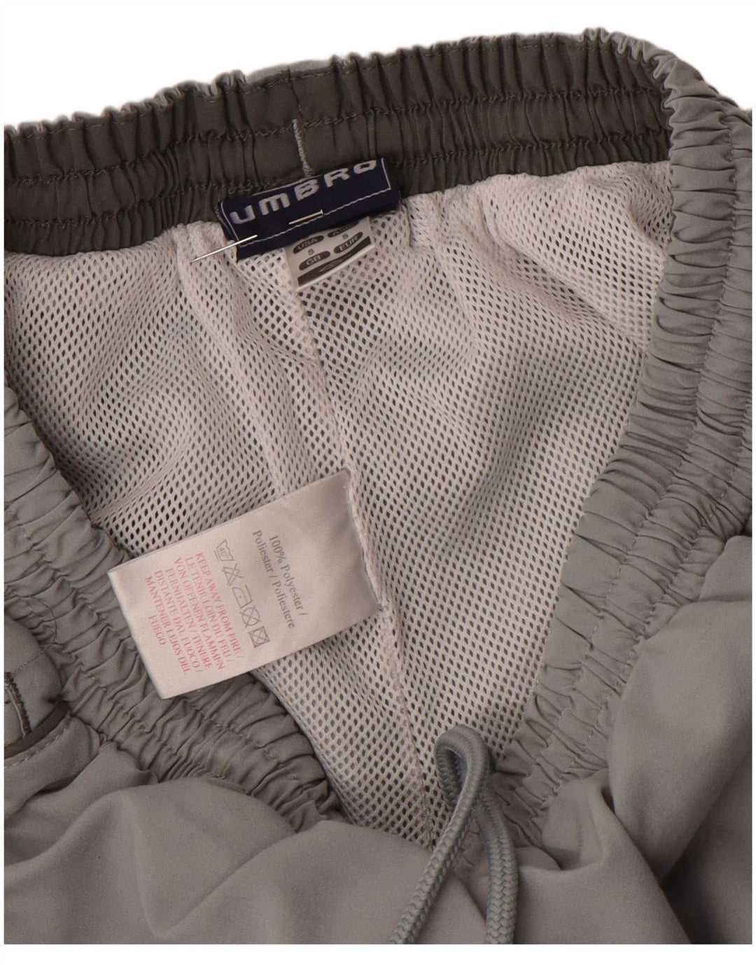 Umbro Hombre Pantalones De Chándal Gráfico Pequeño Poliéster Gris