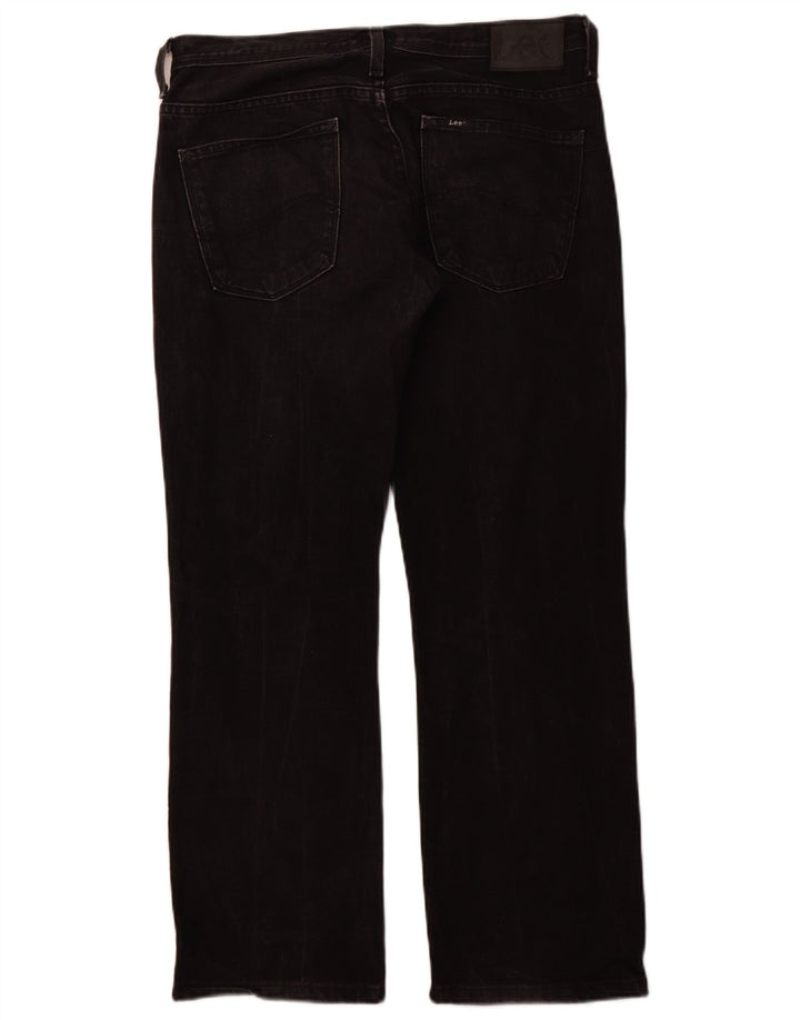 LEE Vaqueros rectos Knox para hombre W33 L28 Algodón negro