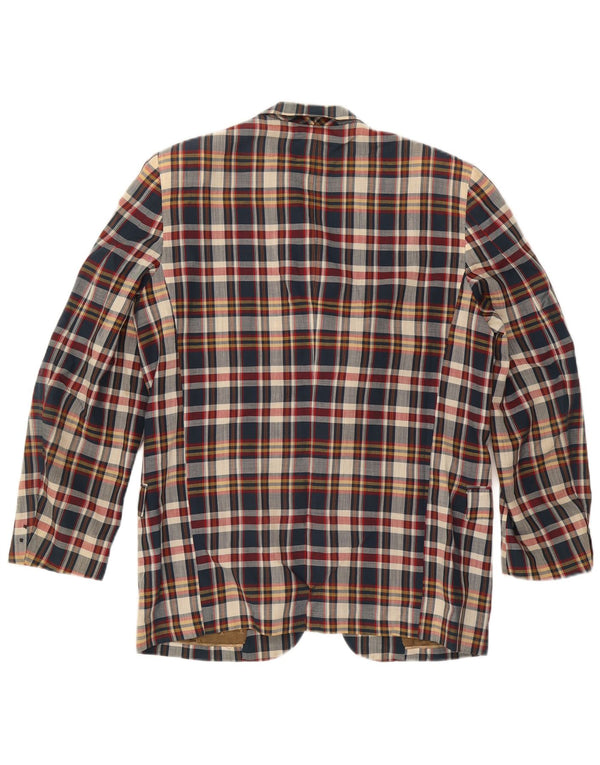 Baxter Chaqueta tipo blazer de 3 botones para hombre UK 38 Medium Cuadros multicolores