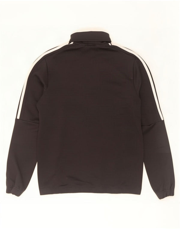 Adidas Chaqueta de chándal para hombre UK 38/40 Mediano Negro Poliéster