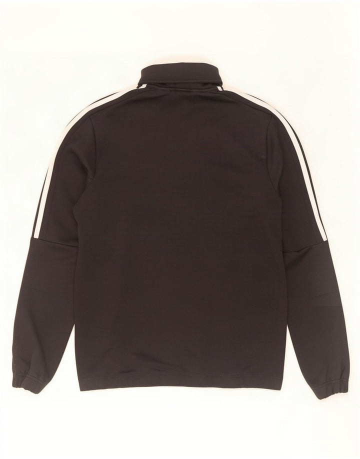 Adidas Chaqueta de chándal para hombre UK 38/40 Mediano Negro Poliéster