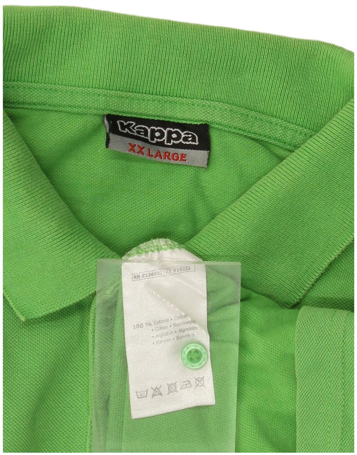 KAPPA Polo Hombre 2XL Algodón Verde