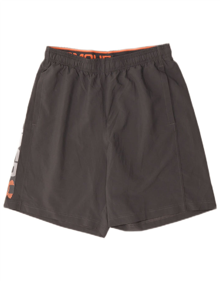Under Armour Hombre Heat Gear Graphic Shorts deportivos Gris medio