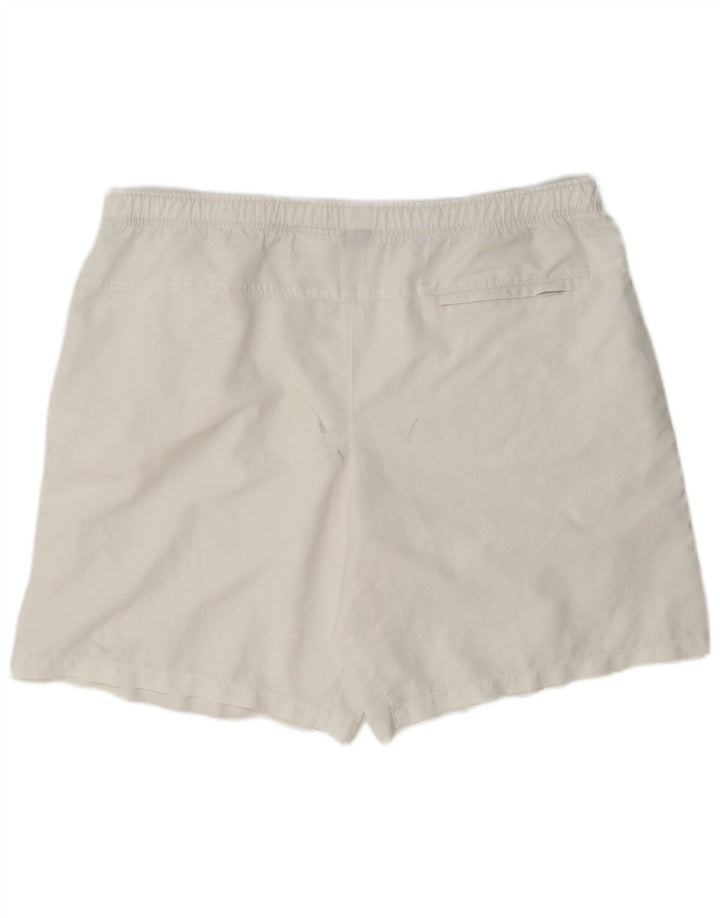 Nike Pantalones cortos deportivos para hombre XL Blanco Poliéster
