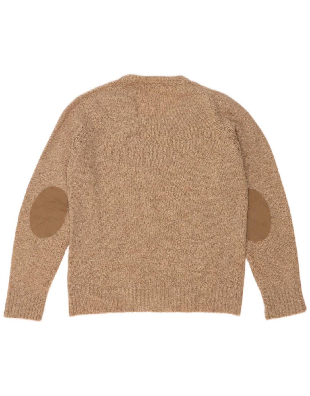 Zara Hombre Jersey Con Cuello En V Jersey Grande Lana Beige