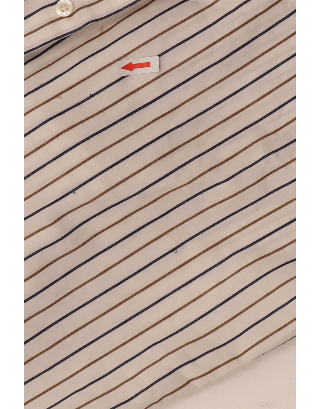 Pierre Cardin Camisa Hombre Talla 41 Mediana Rayas Blancas