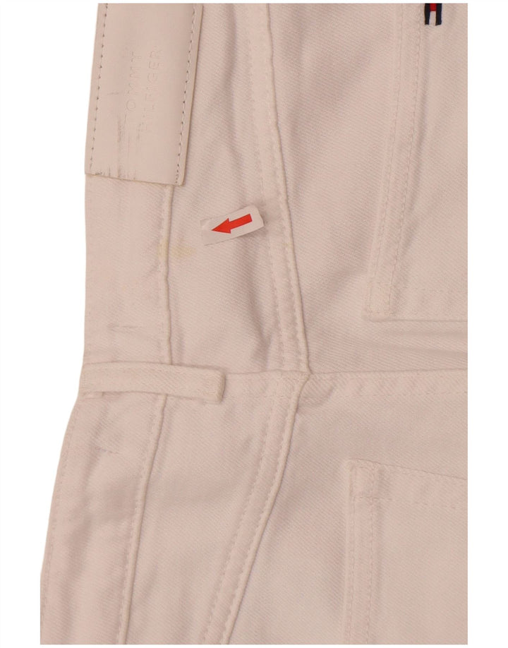 Vaqueros Rectos Tommy Hilfiger Mujer W27 L30 Algodón Blanco