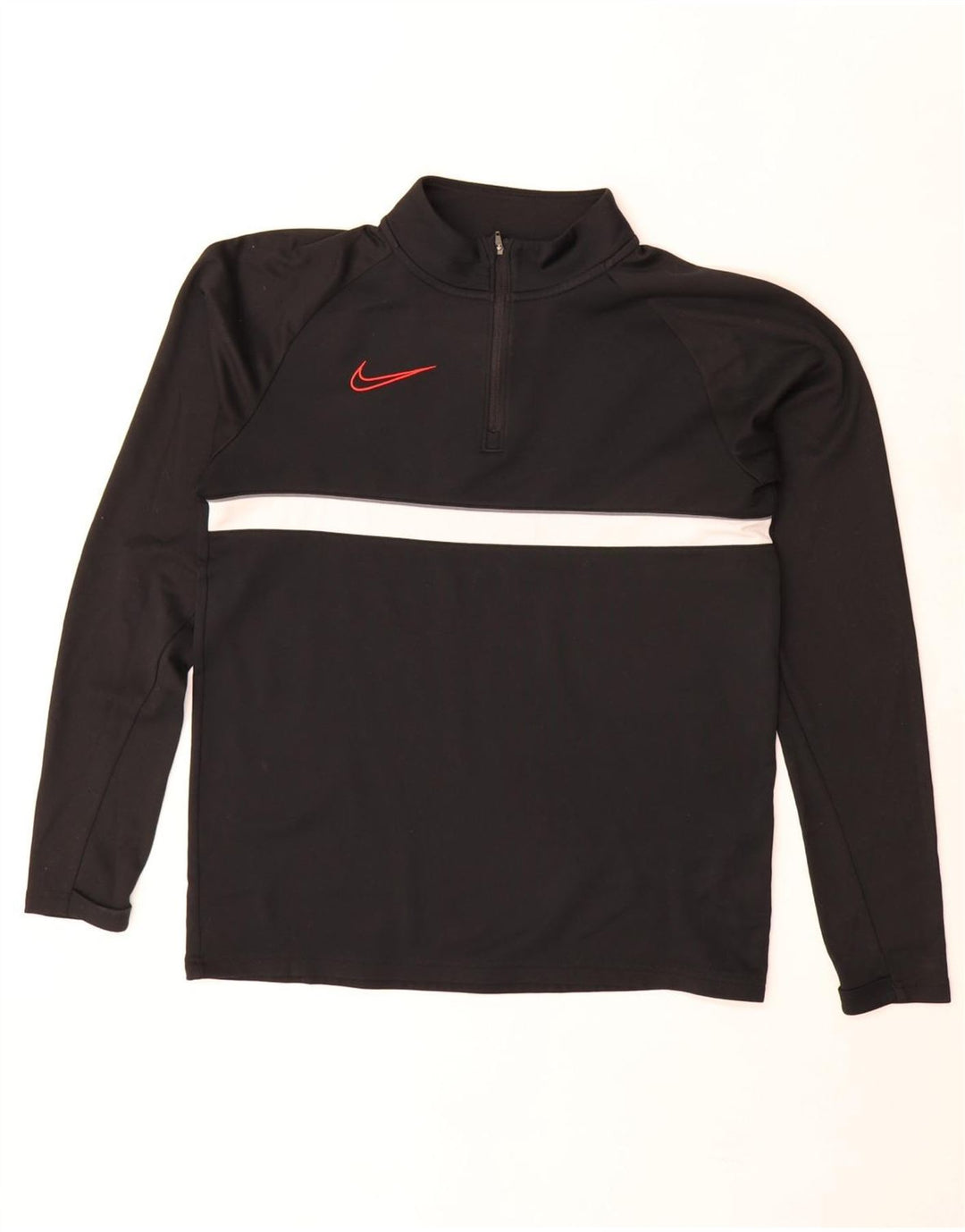 Nike Dri Fit - Chándal con cremallera y cuello para hombre, talla pequeña, color negro