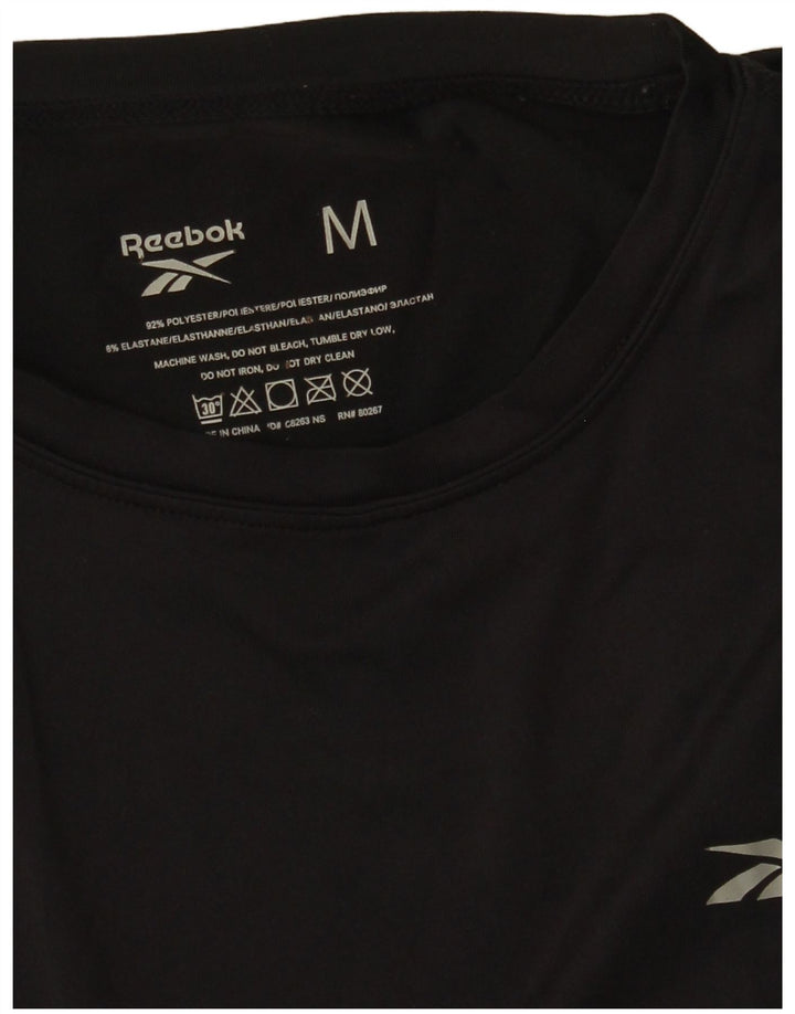 Camiseta Reebok Hombre Top Medium Negro Poliéster