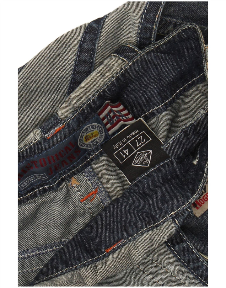 ROY ROGERS Pantalones cortos de mezclilla para mujer IT 41 Small W27 Algodón azul