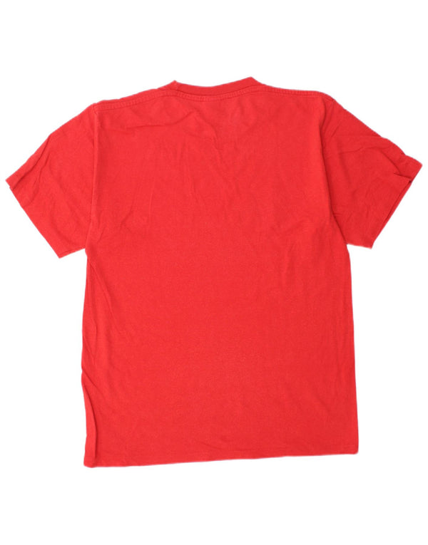 CHAMPION Camiseta gráfica para mujer Top UK 14 Medium Red Cotton