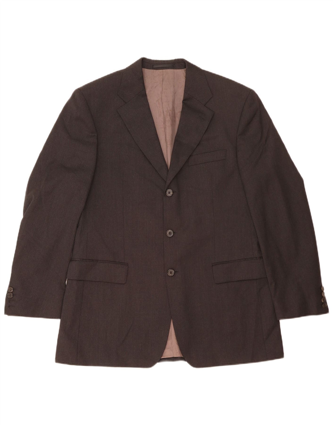 Hugo Boss Chaqueta tipo blazer de 3 botones para hombre IT 50 Large Lana negra