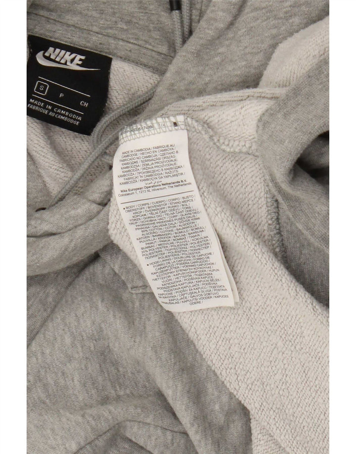 Nike - Sudadera con capucha para hombre, talla pequeña, algodón gris