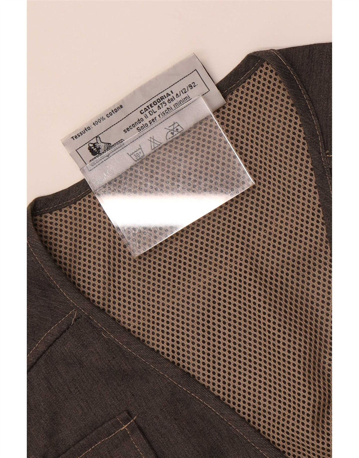 Sotto Zero Chaleco utilitario para hombre Reino Unido 40 Grande Algodón gris