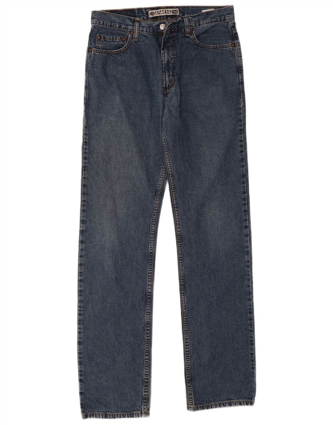Vaqueros rectos para hombre Carrera W33 L34 Algodón azul