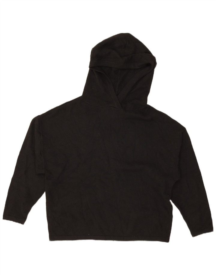 JACK WILLS Suéter con capucha para mujer UK 8 Small Poliéster negro