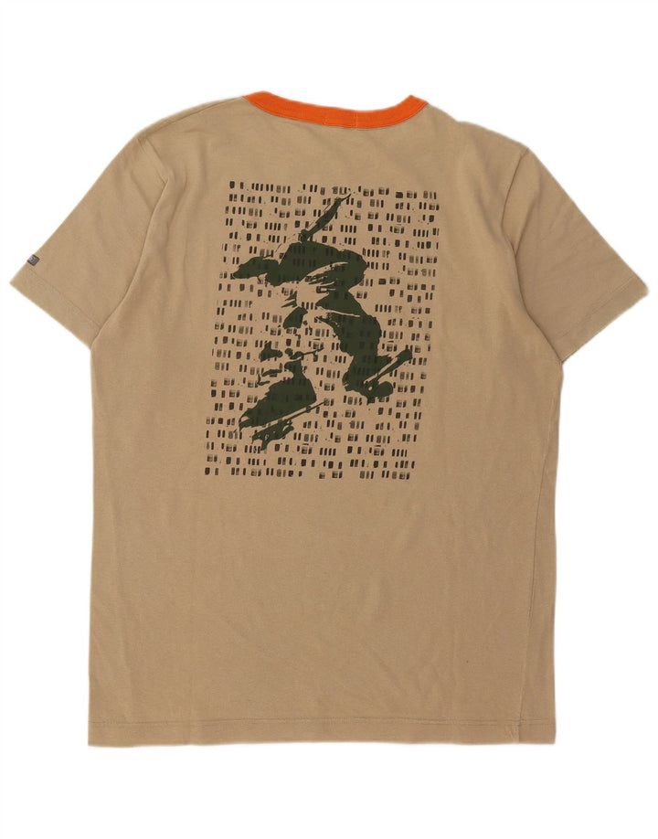 Killer Loop - Camiseta gráfica para hombre, talla grande, algodón beige